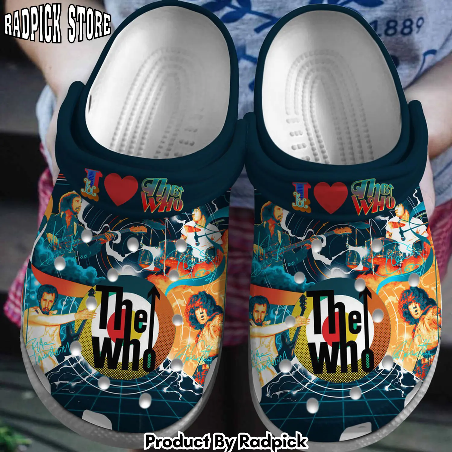 Radpick premium the who music clogs shoes comfortable for men women rp6522042